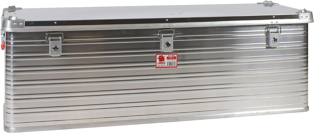 JUMBO Aluminium Transport-Box Alu 160 Liter ALU160 L 1182 x B 385 x H 412 mm Kiste Truhe Lager-Box A