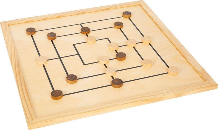 Small Foot Spielesammlung, mit 20 klassischen Gesellschaftsspielen in massiver Holzkiste, ab sechs J