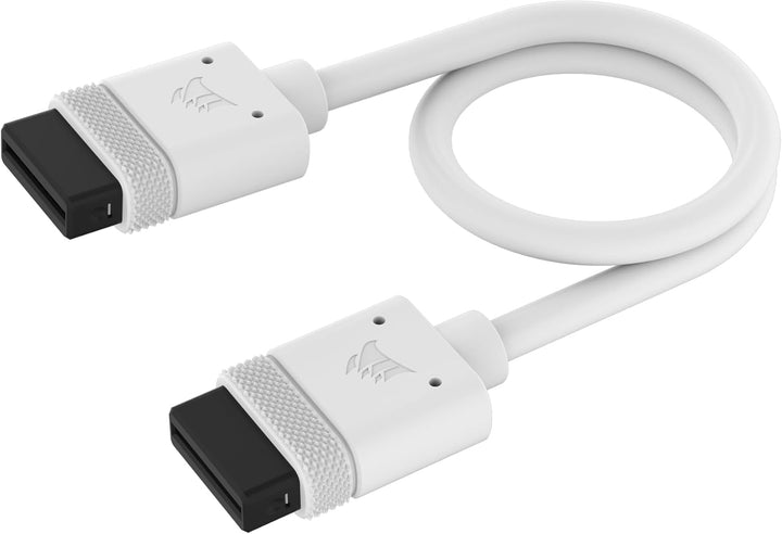 Corsair iCUE LINK Kabel - 2X 200mm Gerade - Weiss
