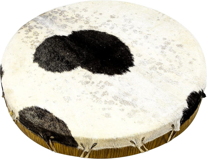Shamandrum Ø 40 cm Rahmentrommel im mysevendo Set Rund Ziegenhaut Behaart Shaman Drum Goat Skin inkl
