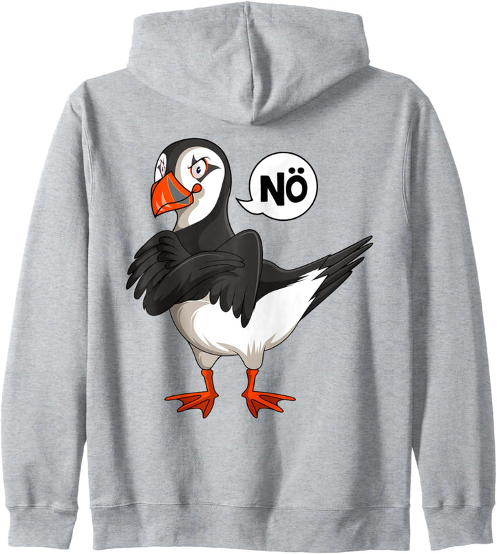 Puffin Nö Papageitaucher Mädchen Kinder Kapuzenjacke