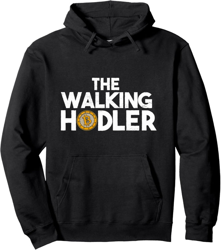 The Walking Bitcoin Hodler Pullover Hoodie