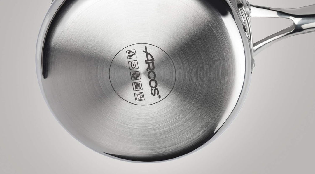 Arcos Serie Forza - Kasserole - Triple-layer Bottom Dreischichtboden (Edelstahl + Aluminium + Edelst