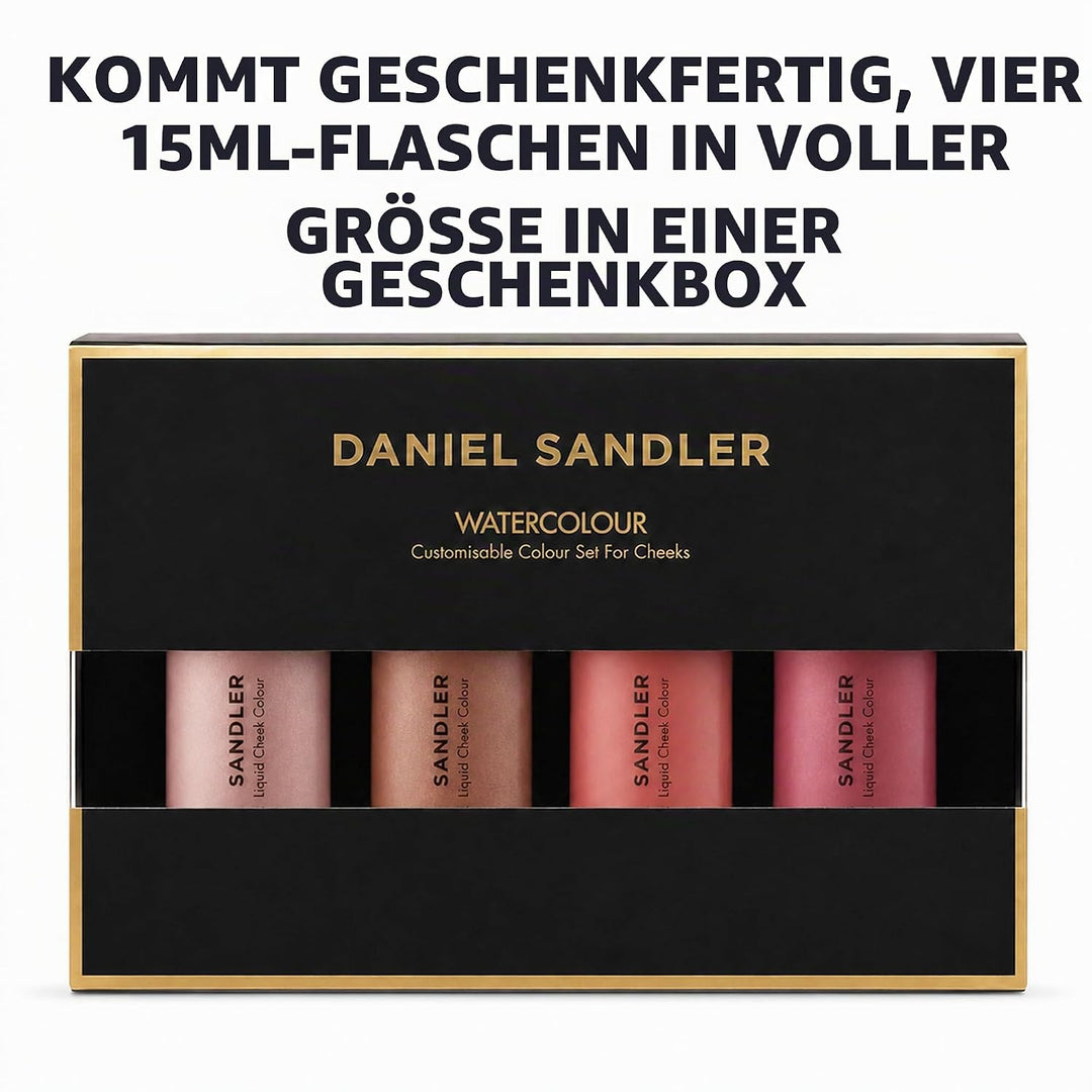 Daniel Sandler Watercolour Flüssigkeit Personalisierte 4,Stück Farbe Set für Wangen