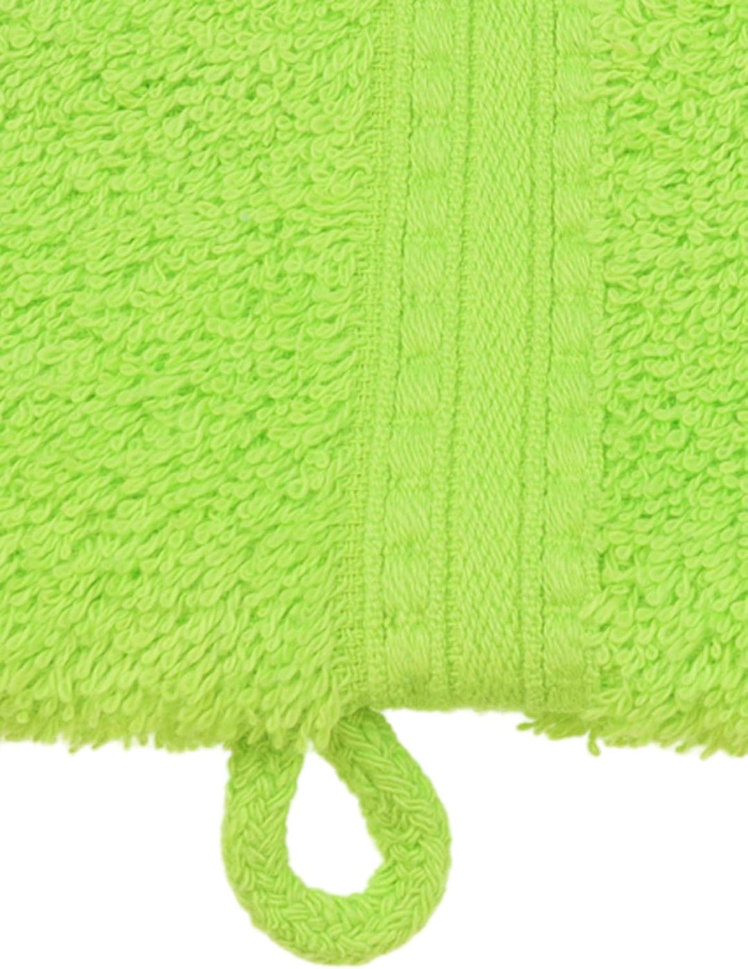 Julie Julsen Bio Waschhandschuh-Set 10 STK. 15x21 Apfelgrün 100% Baumwolle Frotte 550g/m² Apfelgrün