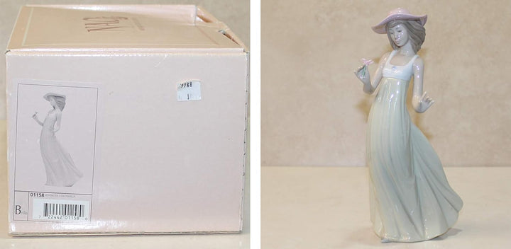 LLADRÓ Nao Porzellanfigur, sanfte Brise, 25,4 cm hoch, Mädchen/Junge Dame