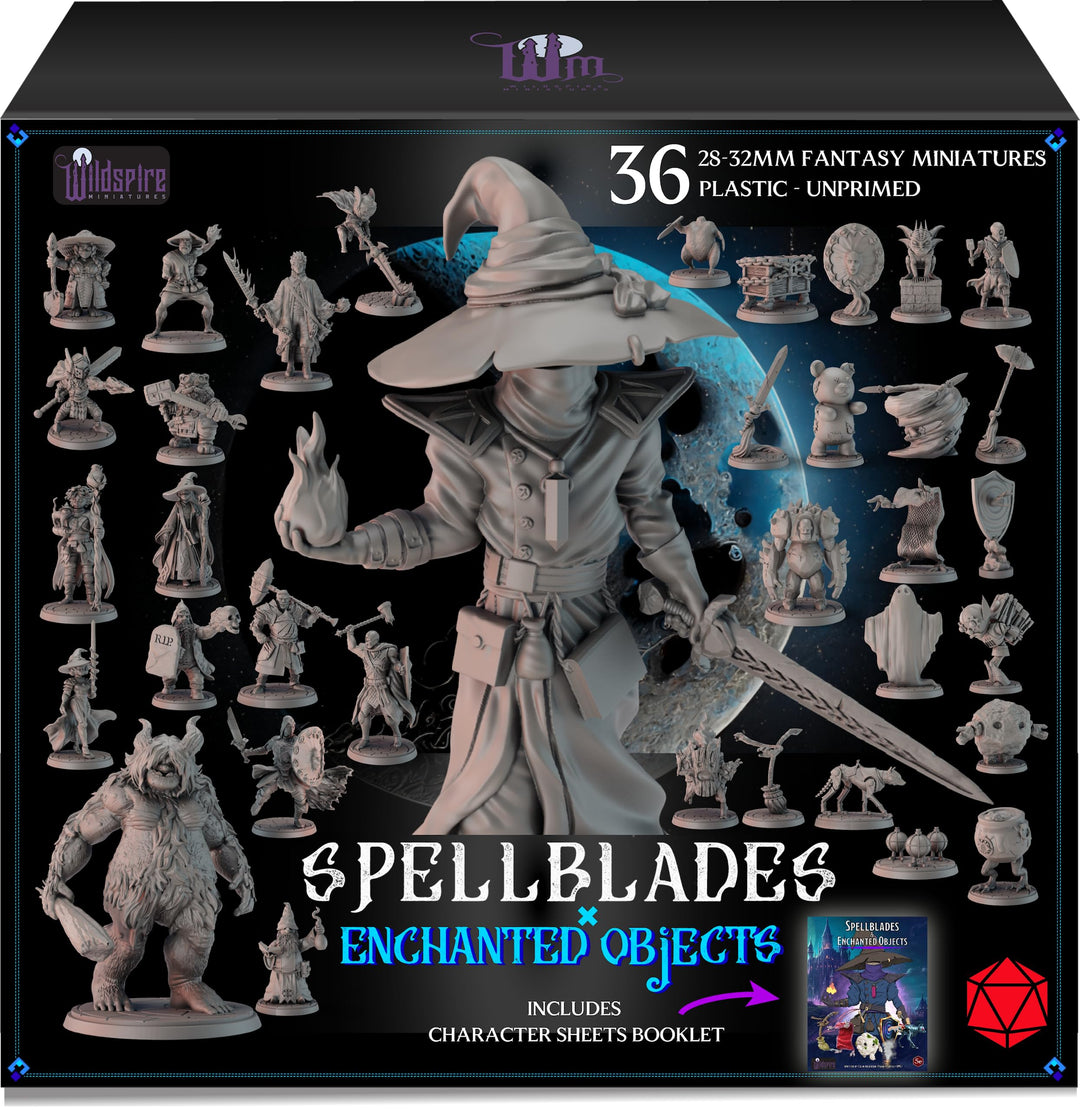 Wildspire Spellblades & Animated Objects Miniaturen für DND, D&D Miniaturen, Dungeons and Dragons Mi