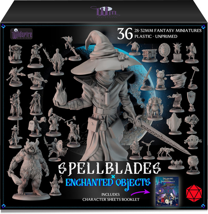 Wildspire Spellblades & Animated Objects Miniaturen für DND, D&D Miniaturen, Dungeons and Dragons Mi
