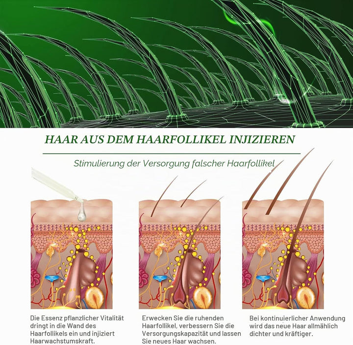 Rosmarinöl Haare, Ätherisches Rosmarinöl für Haarwuchs, Rosemary Oil for Hair, Natürliches Nährt die