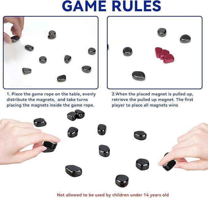 Magnetspiel, 40 Stück Magnet Spiel, Magnetisches Schachspiel,Magnet Schach, Schachspiel Magnetisch,