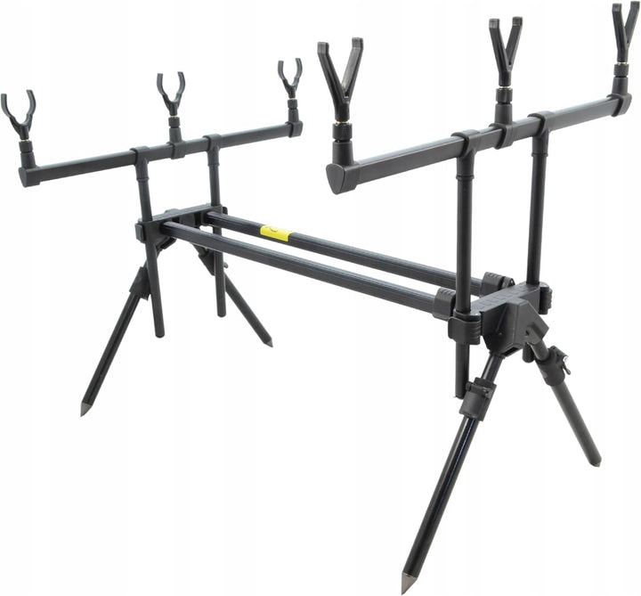 A&amp;N Rod Pod – Karpfen Rutenständer für 3 Ruten, verstellbar 60–115 cm, stabiler Rutenständer mit Tra