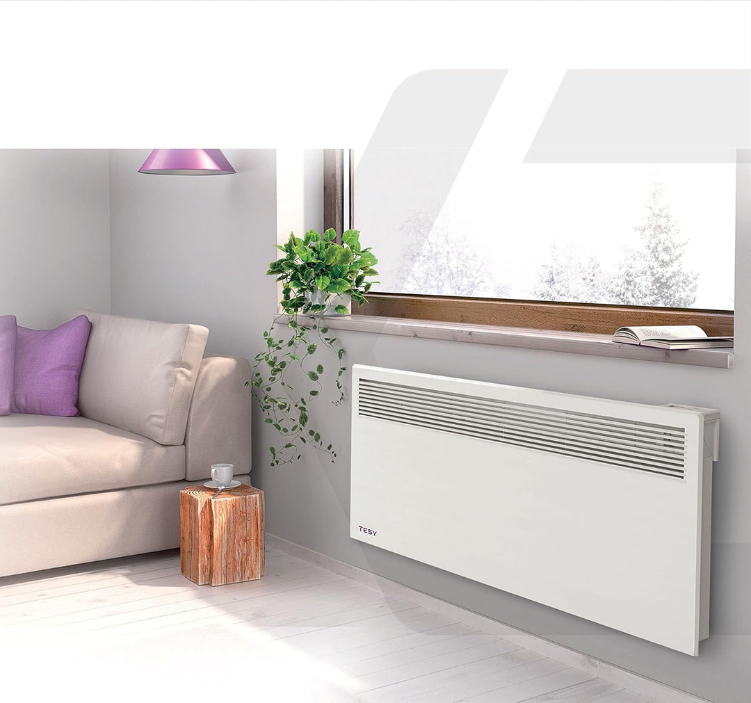Elektroheizkörper Elektroheizung Wandkonvektor LED Display mit WiFi und Cloud Heizgeräte 1500 Watt 1