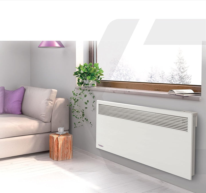 Elektroheizkörper Elektroheizung Wandkonvektor LED Display mit WiFi und Cloud Heizgeräte 1500 Watt 1