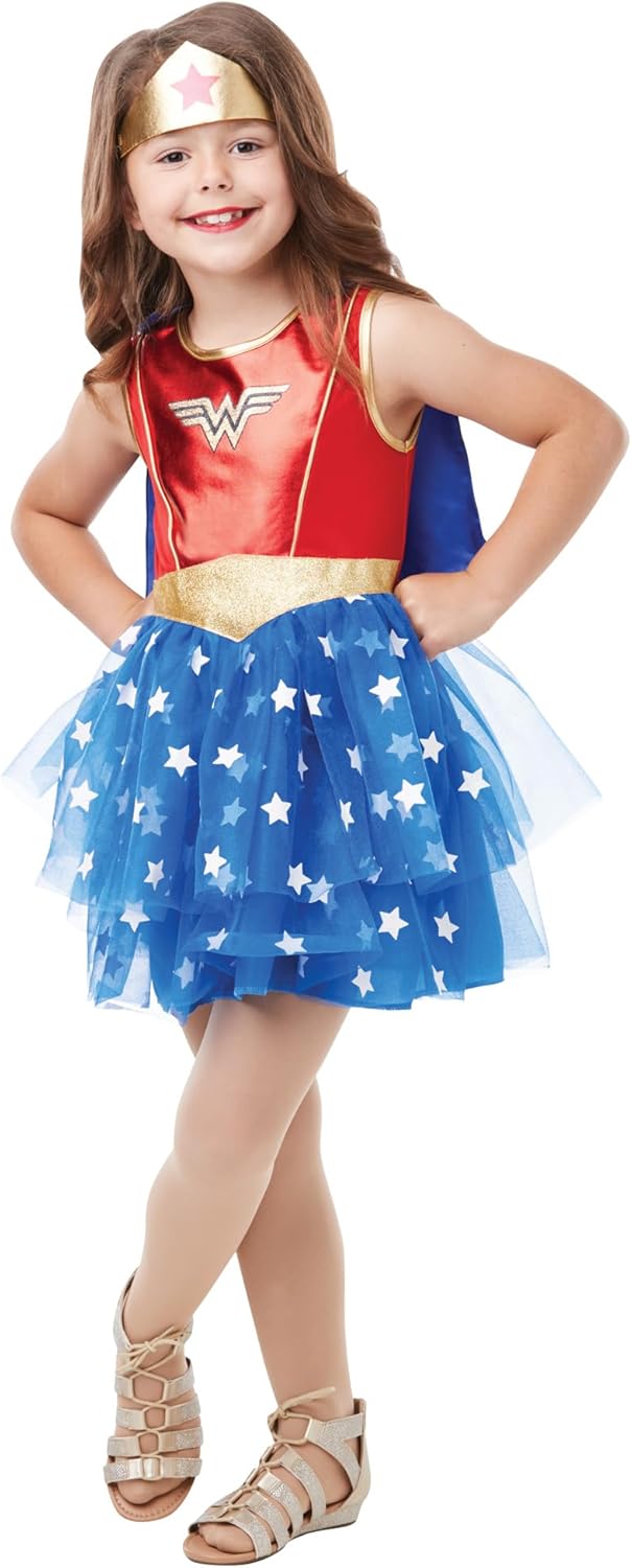 Rubie's Wonder Woman(TM) Classic Kostüm für Mädchen 3-4 Jahre, 3-4 Jahre