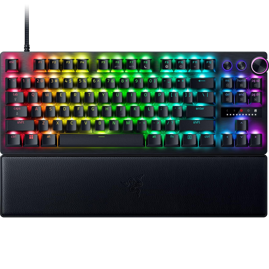 Razer Huntsman V3 Pro Tenkeyless - Analoge optische E-Sport-Tastatur ohne Ziffernblock (Digitaler Dr