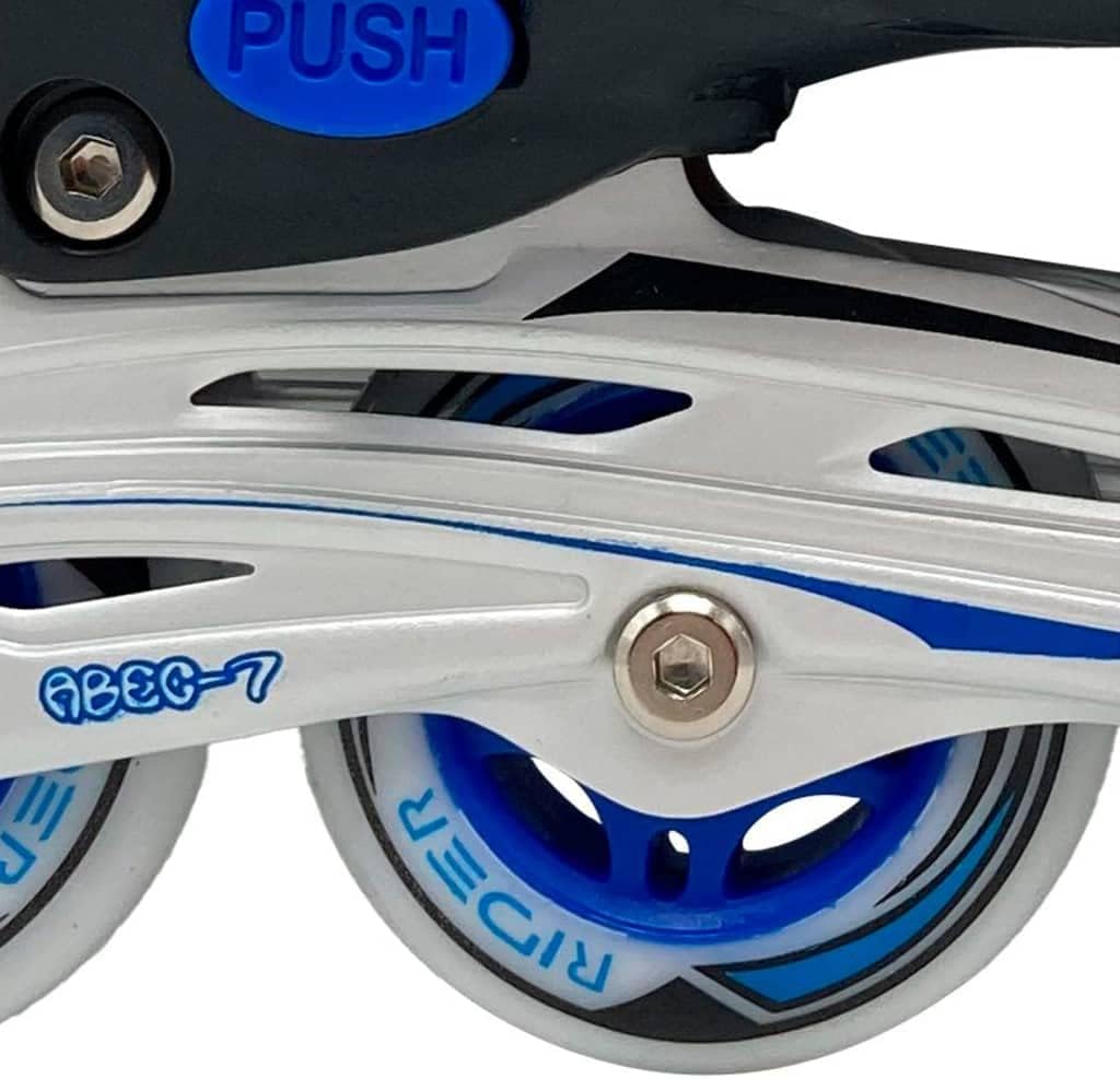 Kids Globe 720232 Street Rider Inlineskates (Inliner) blau/schwarz, verstellbar von Grösse 35-38, ab