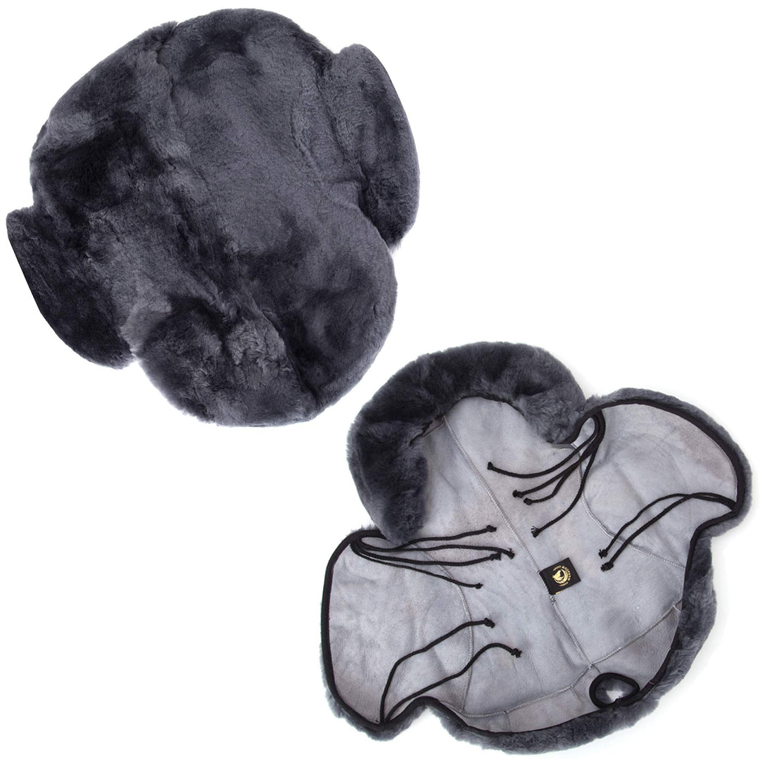 Merauno® Lammwolle Westernsättel-Sitzbezug, aus Merino Lammwolle mit Hornausschnitt. Sorget für opti