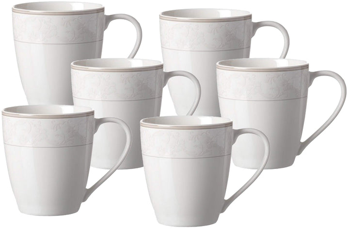 Ritzenhoff & Breker Kaffeebecher-Set Isabella, 6-teilig, Porzellan, 350 milliliters, Kaffeebecher