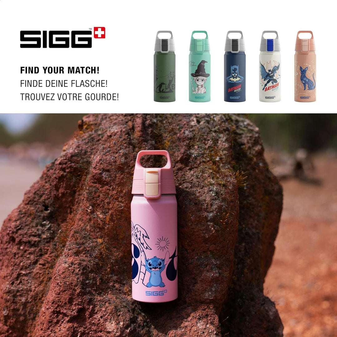 SIGG - Alu Trinkflasche Kinder - WMB ONE - Made in Switzerland - Für Kohlensäurehaltige Getränke Gee