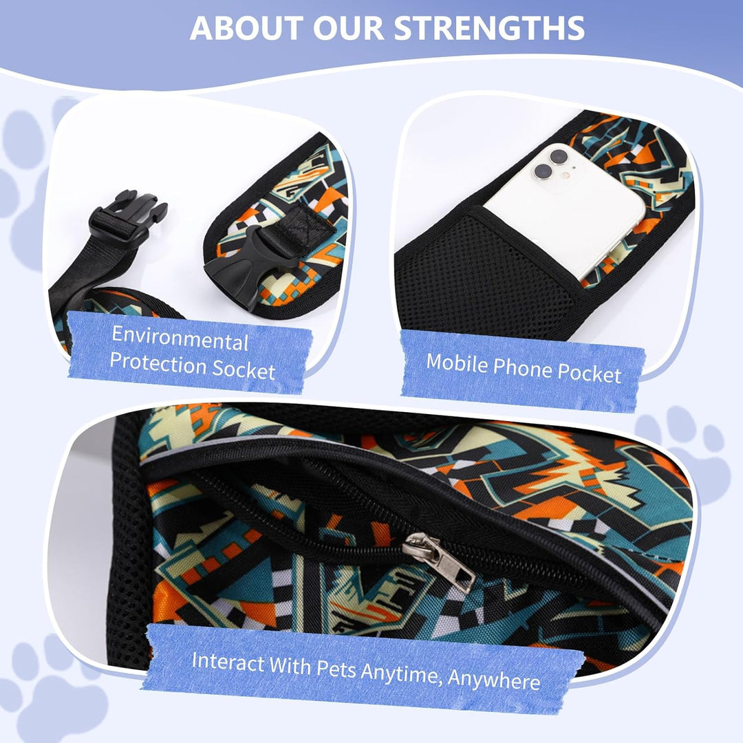 PETCUTE Hundetragetasche,Atmungsaktives Mesh Hundetasche mit Verstellbarer Schultergurt,Taschen,Trag