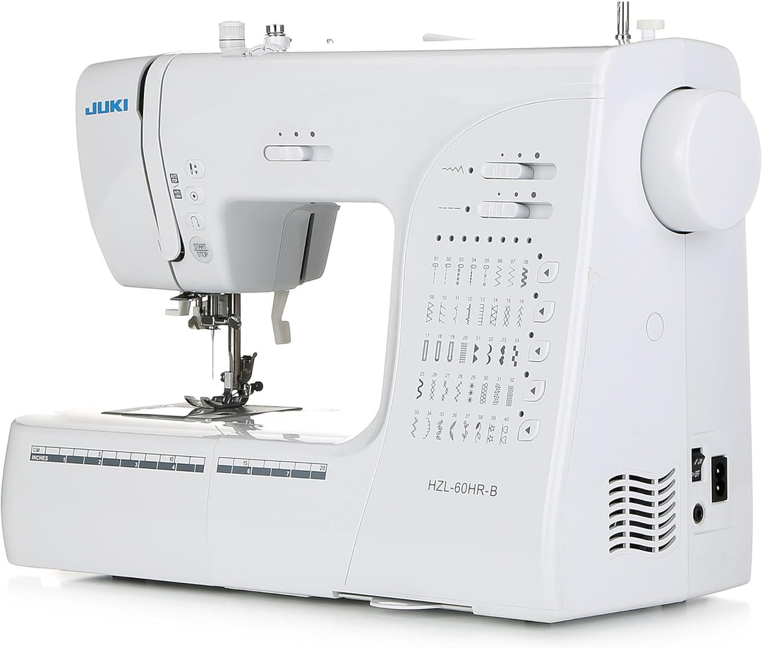 JUKI hzl-60hr-b Nähmaschine ELECTRONIQUE, Metall, weiss, 40 x 18,8 x 29 cm