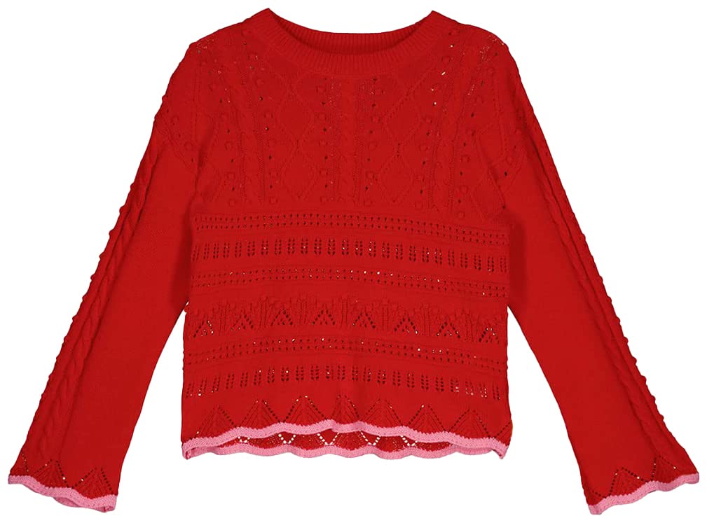 Springfield Damen Modern Polo-Pullover S Rot 2, S Rot 2