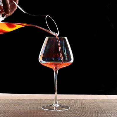 TOPBATHY Glasflasche Wein Dekanter Carafe Wein Dekanter Flasche mit Loch Getränke Dispenser Rotwein