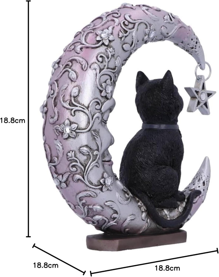 Nemesis Now Luna Companion Figur, Silber, 18,8 cm, B5978V2
