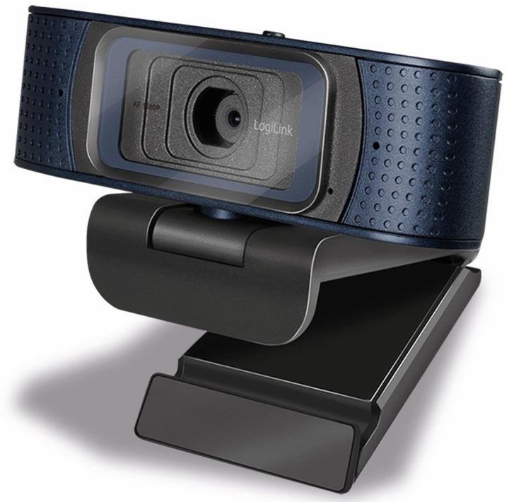 LogiLink UA0379 - Konferenz HD-USB-Webcam Professional, 80° Weitwinkelobjektiv, Dual-Mikrofon mit Ra