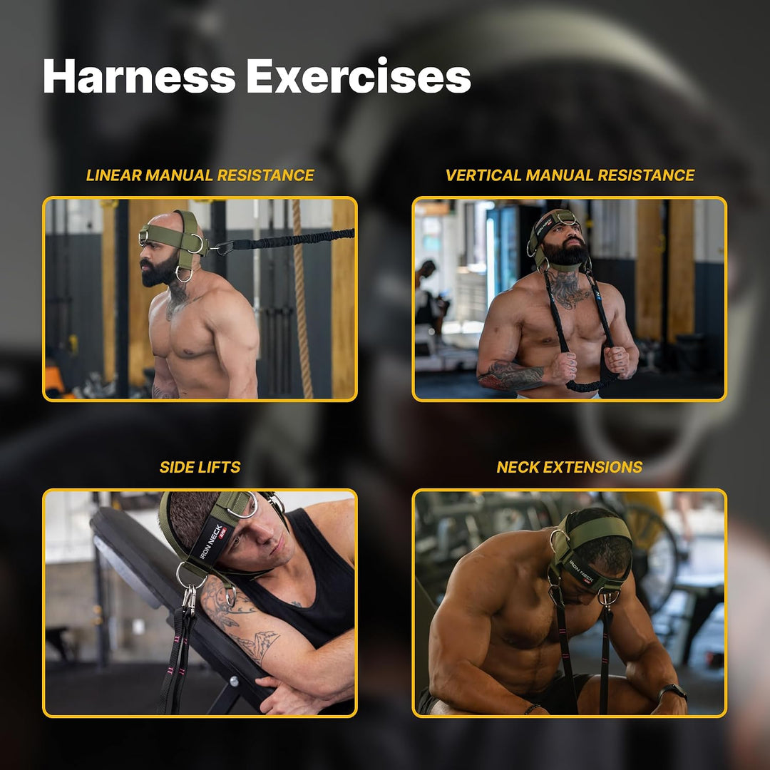 Iron Neck Alpha-Geschirr – verbessert die Nackenstärke, optimiert das Nacken-Workouts – fortschrittl
