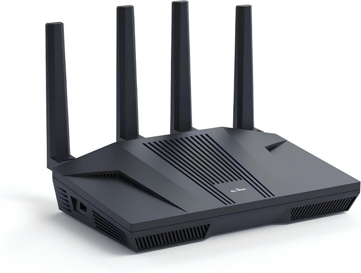 GL.iNet GL-MT6000(Flint 2) WiFi 6 Router | Gaming-WLAN-Router | 2 x 2,5G Multi-Gig-Port + 4 x 1G Eth