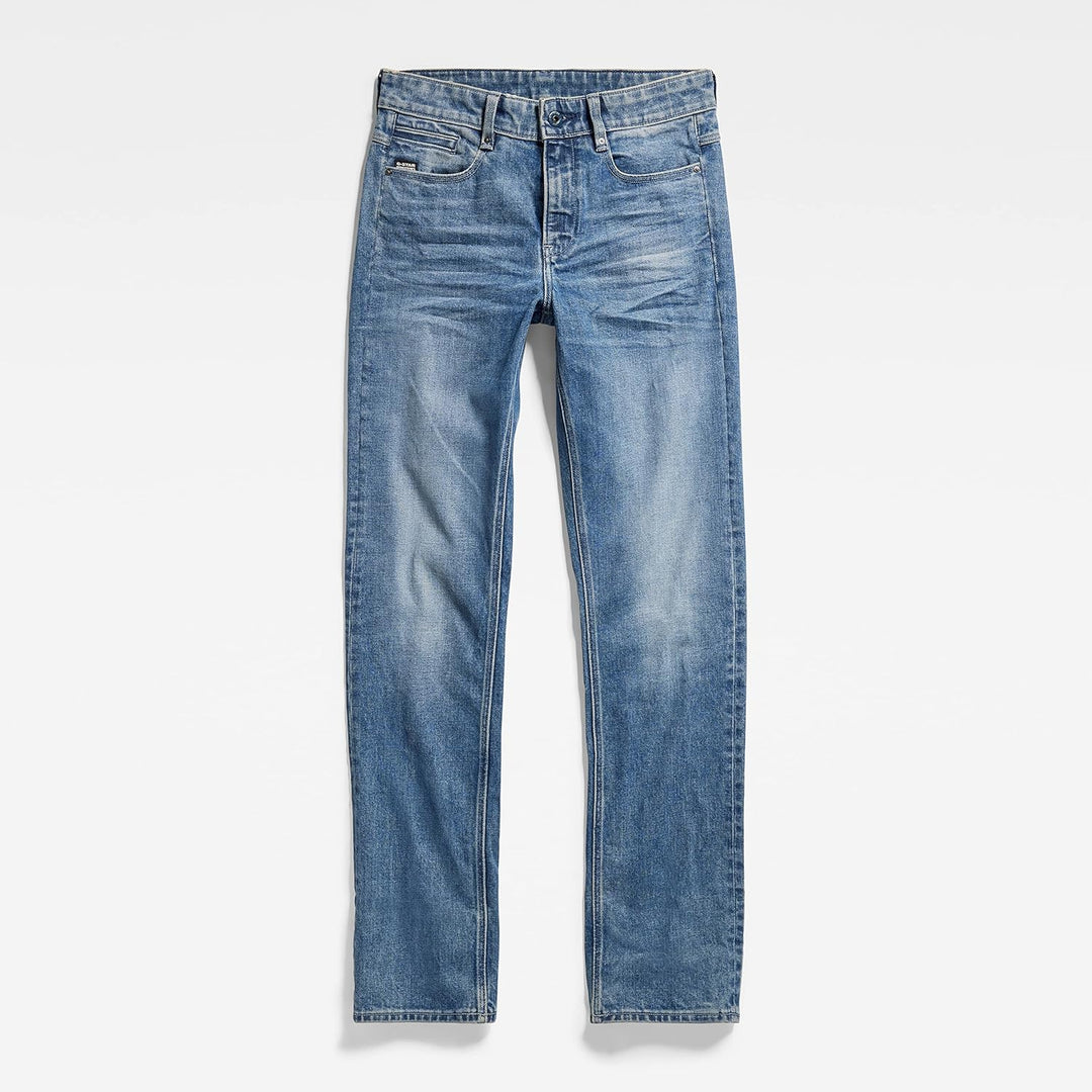 G-STAR RAW Damen Noxer Straight Jeans 24W / 30L Blau (Faded Cascade D17192-c052-c606), 24W / 30L Bla