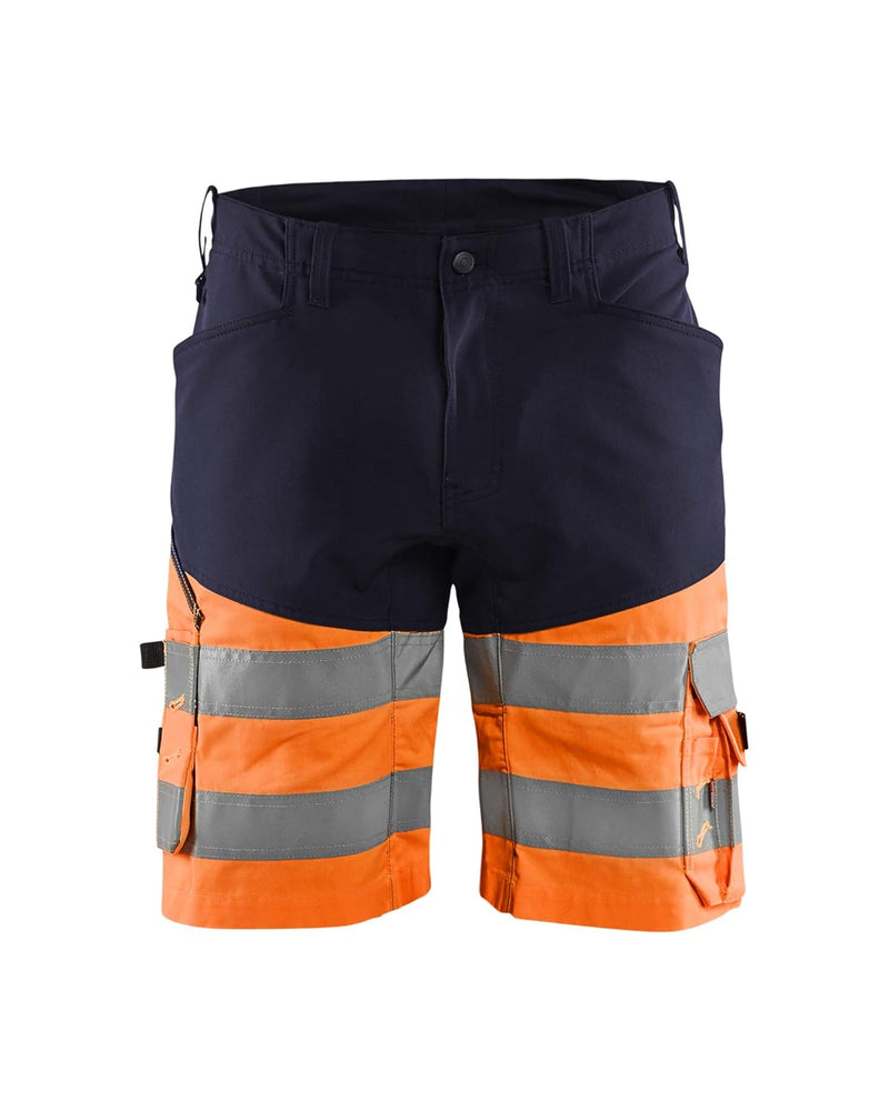 Blaklader 154118118953C48 Hochviskose Shorts mit Dehnung, Marineblau/Orange, Grösse C48 C48 Marinebl