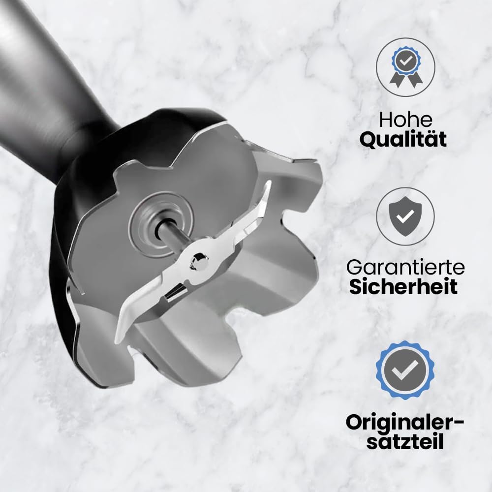 Anakel Home 7322115504 Ersatz-Stabmixer Kompatibel mit Braun 4200 Multiquick 9