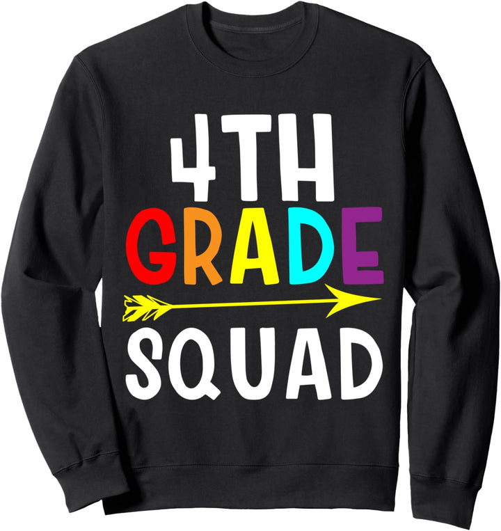 Schulanfang der 4. Klasse für Lehrer und Schüler. Sweatshirt