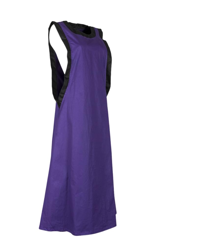 MYTHOLON Juliana Kleid Baumwolle lila, M, Kleid Mittelalter Damen, LARP, Cosplay, Wikinger M Lila, M