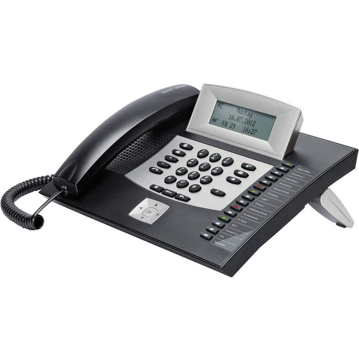 Auerswald 90114 COMfortel 1600 Systemtelefon, ISDN Headsetanschluss, Freisprechen, Touchscreen Beleu