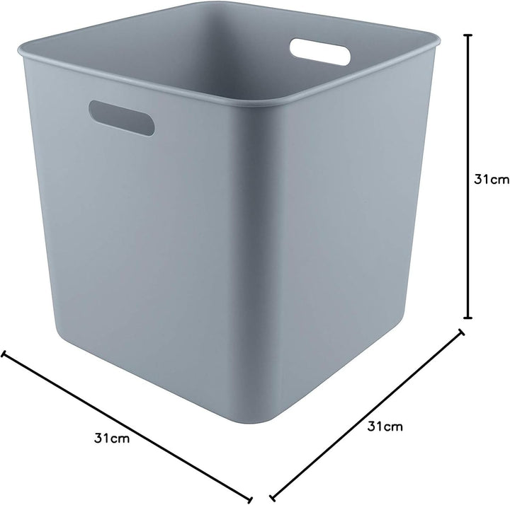 Sunware Sigma Home Aufbewahrungsboxen Klein 25L - 31,8 x31,8 x31,1cm - Kunststoff Aufbewahrungsbox O