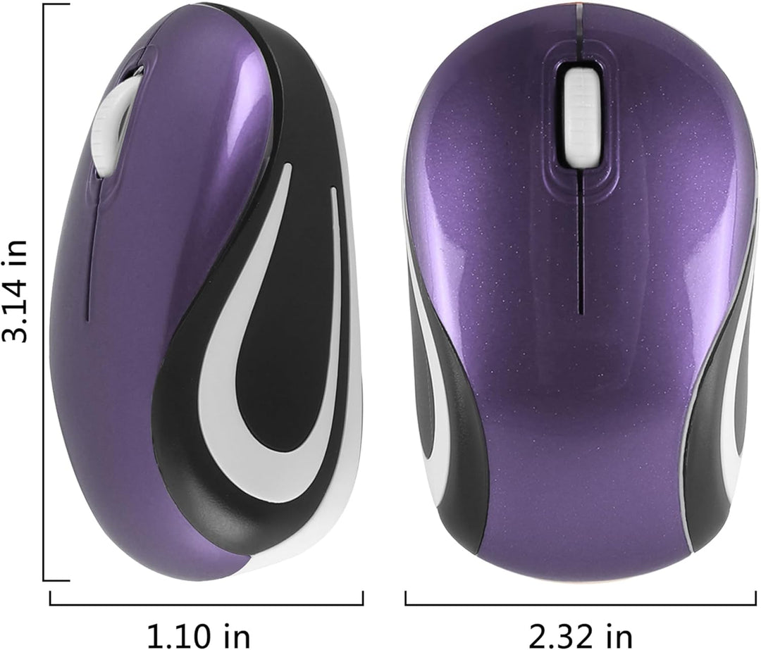 Kabellose Maus Niedliche Mini-Computermaus Kleine Grösse Tasche Tragbare Kompakte Reise USB Optische