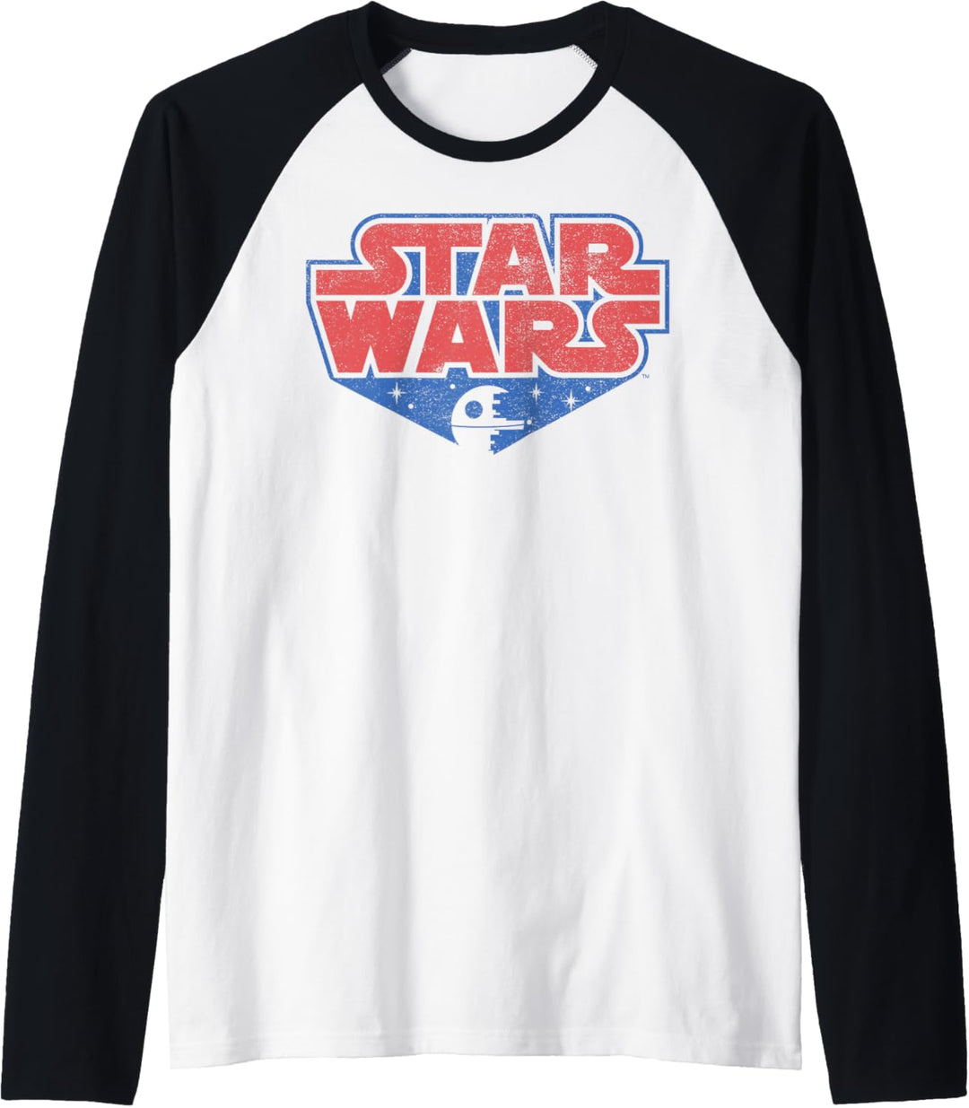 Star Wars Death Star Logo Raglan