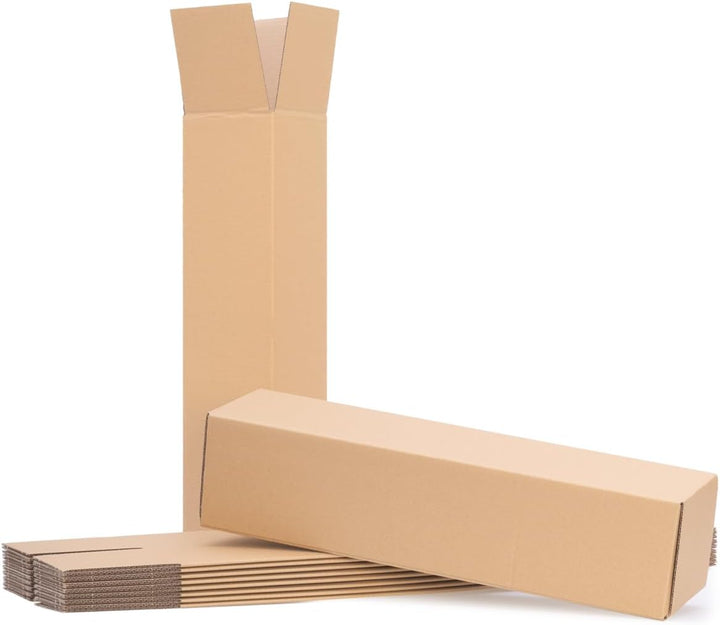 200 Versandhülse eckig 450x110x110 mm Versandrolle Versandrohr Faltkarton ohne Sperrgutzuschlag