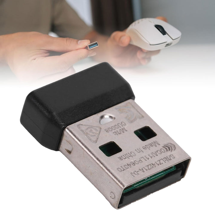 XUMIUZIY Ersatz für USB-Mausempfänger, Kabelloser Dongle-Adapter für G305 G304 Gaming-Maus, mit 2,4-