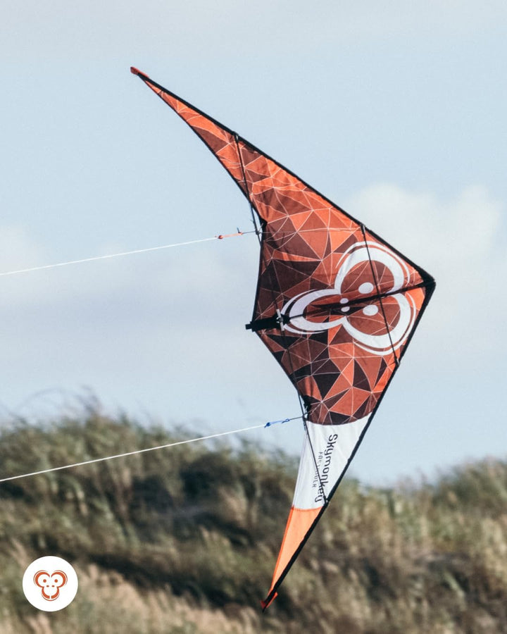 Skymonkey Fastrider Lenkdrachen für Jugendliche und Erwachsene, 2-Leiner Lenkdrache, Spannweite: 127