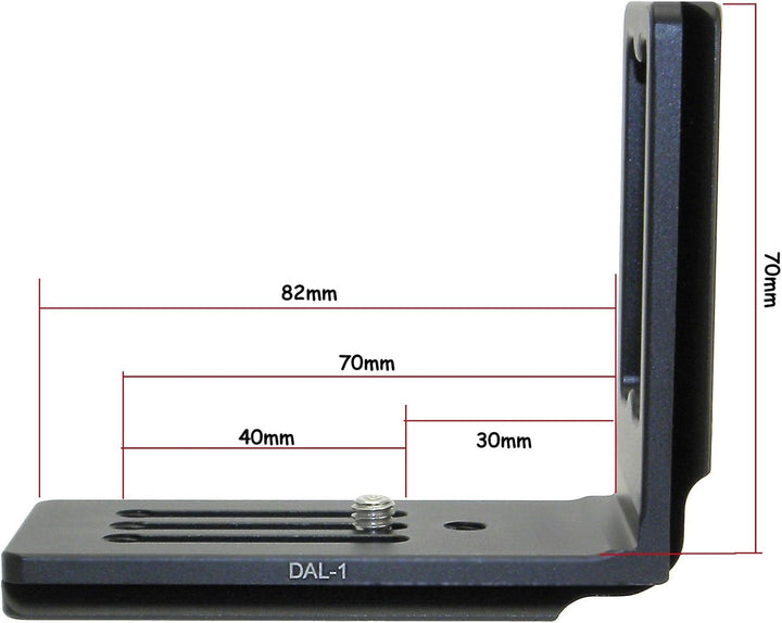 Desmond L-Plate DAL-1 Schnellspanner Arca Swiss kompatibel für Kamera/Stativkopf