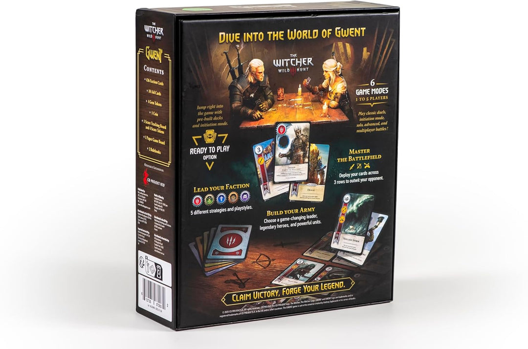 Gwent: The Legendary Card Game - Offizielle Physical Edition Card Card Card From The Witcher: Wild H