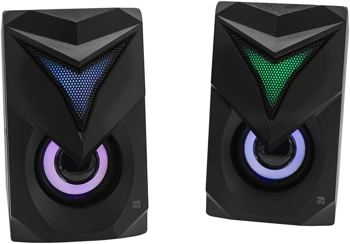 Xtreme PC-Lautsprecher 2.1 mit USB-Subwoofer Turtle Speakers mit LED 33208
