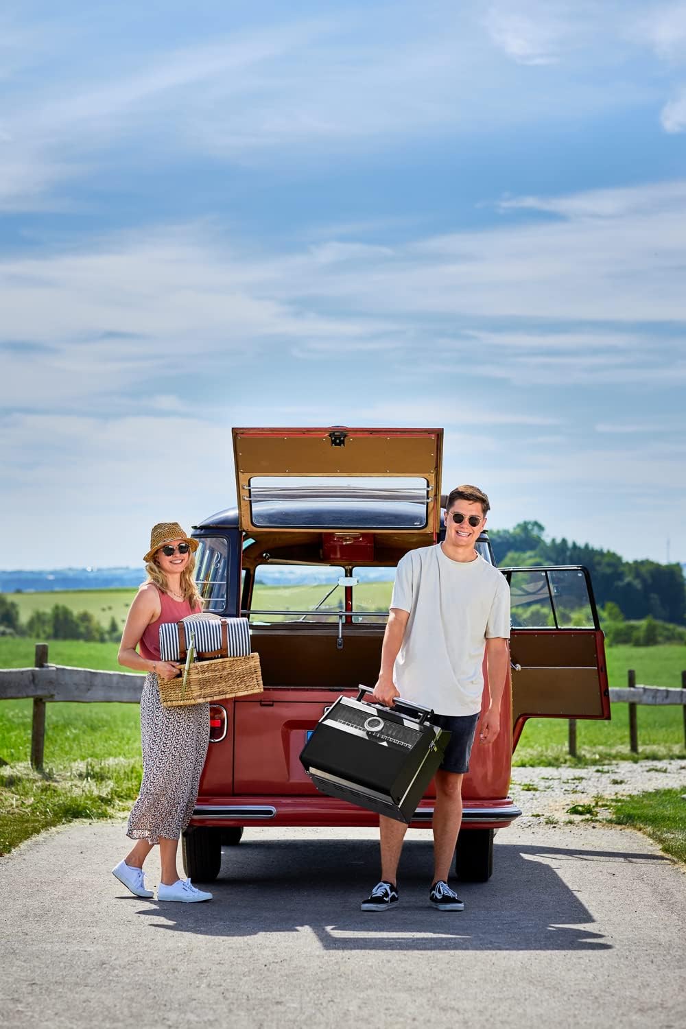 RÖSLE Grillplatte VIDERO G2-P, Hochwertige Grillplatte aus Gusseisen für Fleisch und kleine Grillstü