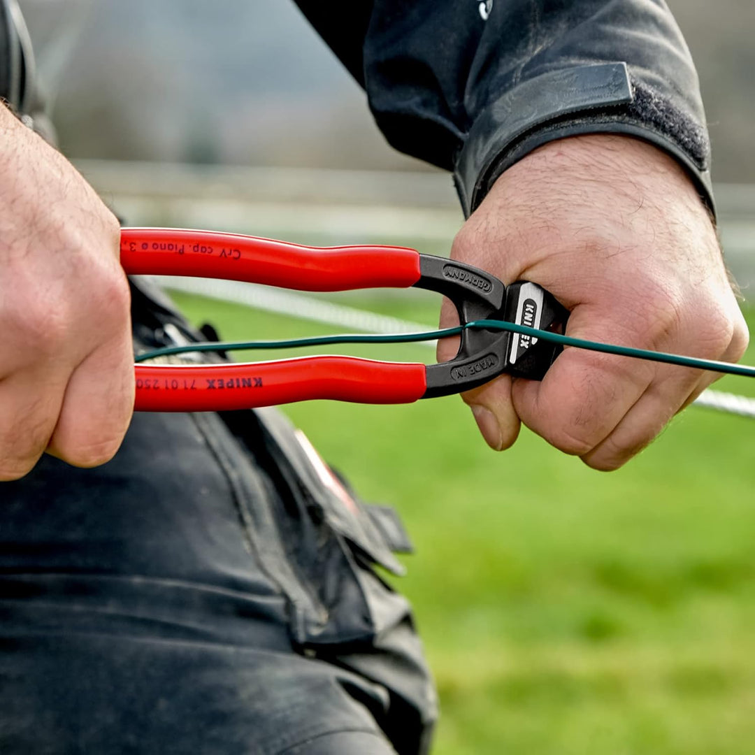 Knipex CoBolt® XL Kompakt-Bolzenschneider schwarz atramentiert, mit Kunststoff überzogen 250 mm (SB-