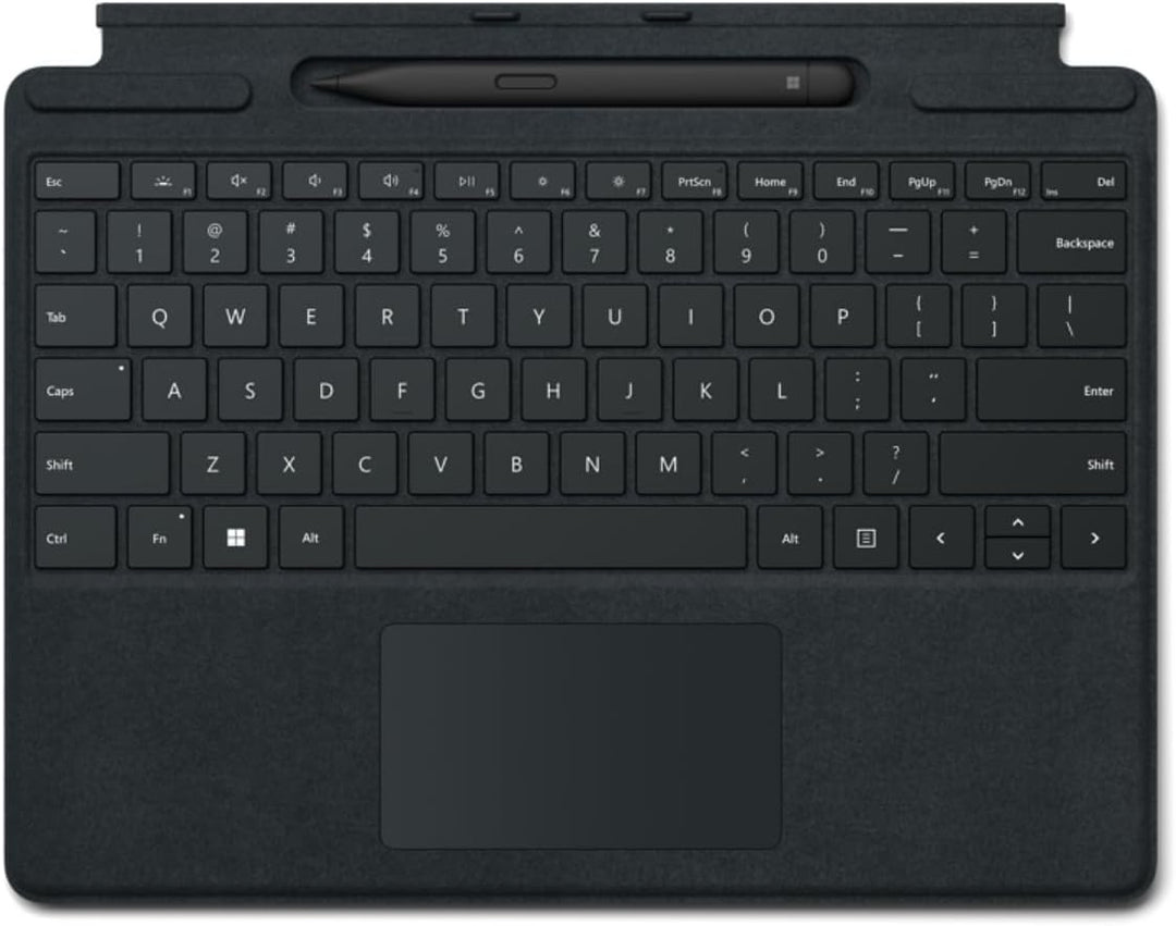 Microsoft Surface Pro Signature Keyboard (Schwarz) im Bundle mit Slim Pen 2 | kompatibel mit Surface