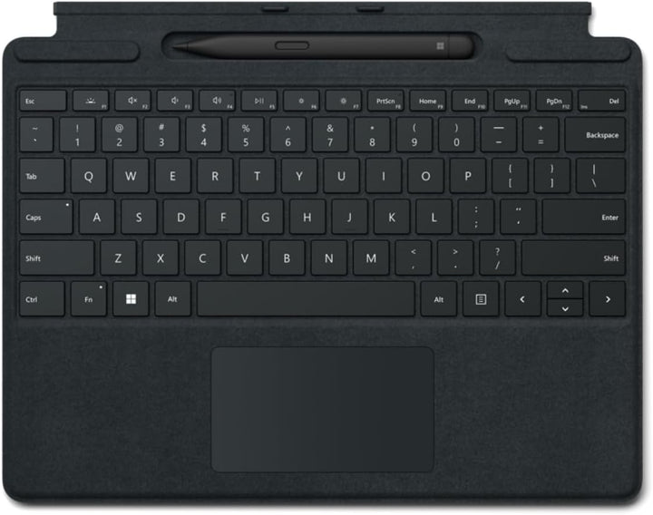 Microsoft Surface Pro Signature Keyboard (Schwarz) im Bundle mit Slim Pen 2 | kompatibel mit Surface
